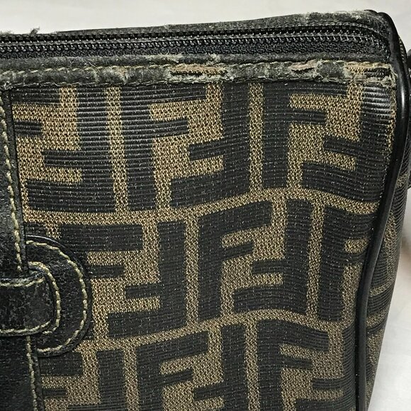 FENDI Vintage 1980's Zucca Crossbody / Shoulder Bag - Picture 5 of 16